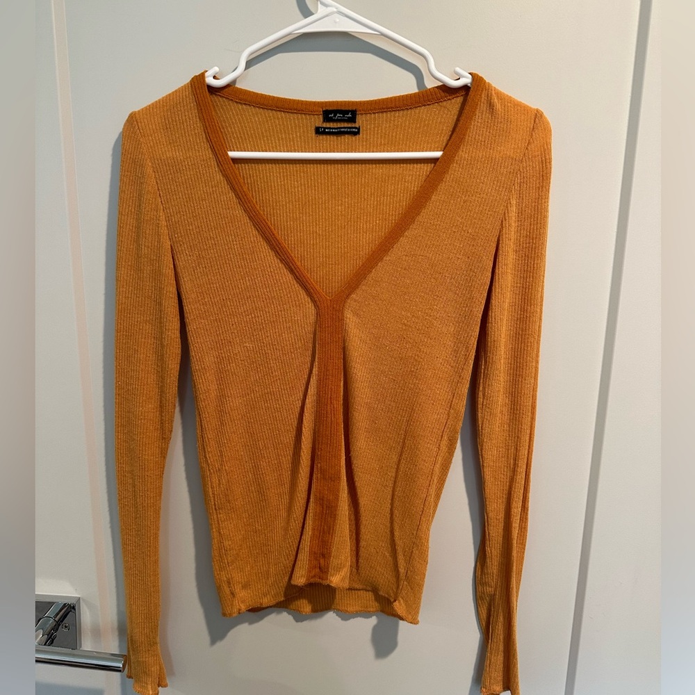 Out from Under long sleeve v-neck top
